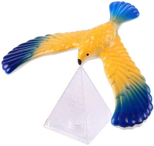 5 PCS Balance Bird Gravity Bird with Pyramid Combination Set Children Physical Science Adults Office Desktop Novelty Eagle Trick Party for Kids