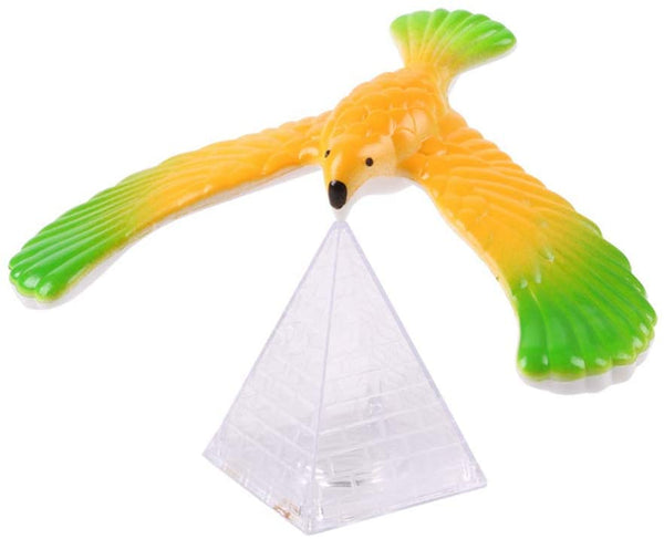 5 PCS Balance Bird Gravity Bird with Pyramid Combination Set Children Physical Science Adults Office Desktop Novelty Eagle Trick Party for Kids