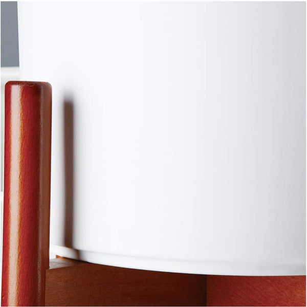 Plant Pot Matte White Ceramic Planter for Indoor Outdoor Plants Flowers Small Modern Cylinder Flower Pot with Drainage Hole and Plug,Full Glazed Finish