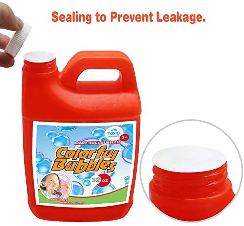 HOMILY Bubble Solution Refill 32 oz (up to 2.5 Gallon) Concentrated Bubbles Refill Solution for Bubble Machine