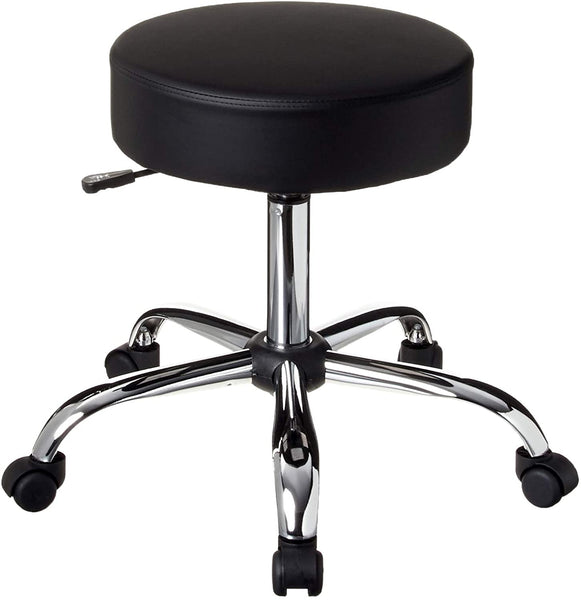 Boss Office Products Be Well Medical Spa Stool in Black