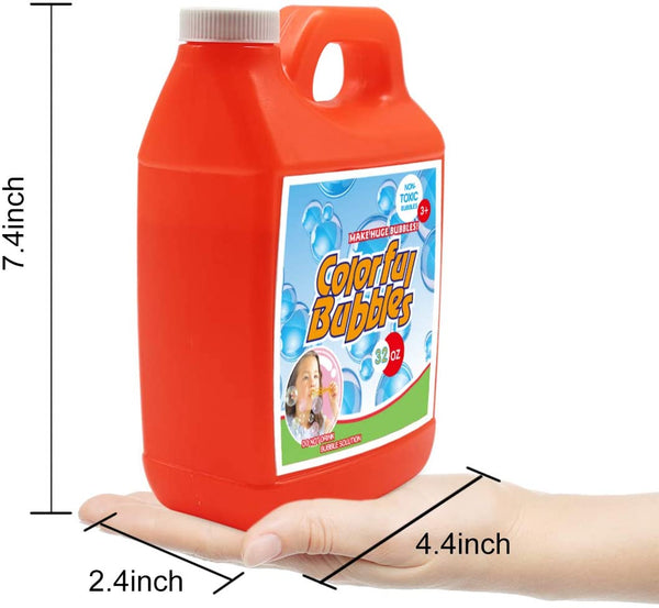 HOMILY Bubble Solution Refill 32 oz (up to 2.5 Gallon) Concentrated Bubbles Refill Solution for Bubble Machine