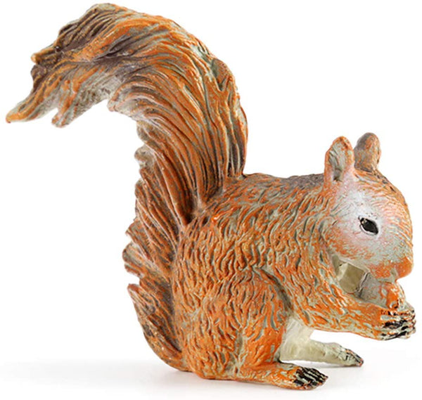 Forest Animals Figures, Woodland Creatures Figurines, Miniature Toys Cake Toppers (Deer Family, Fox, Rabbit, Squirrel)