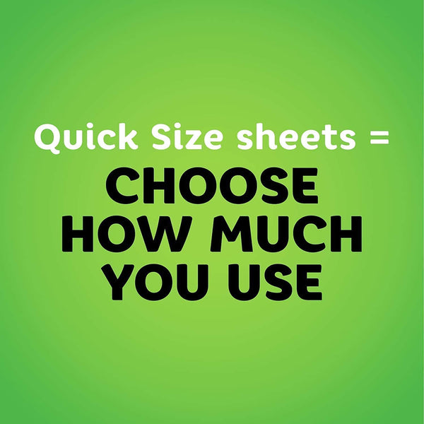 Bounty Quick-Size Paper Towels, White, 16 Family Rolls = 40 Regular Rolls (Packaging May Vary)