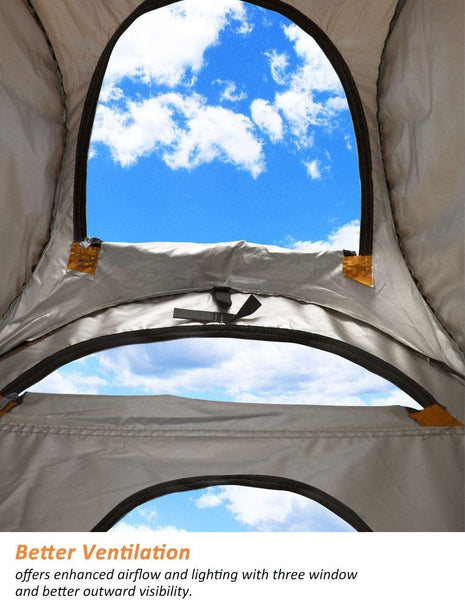 anngrowy Pop Up Privacy Tent Shower Tent Portable Outdoor Camping Bathroom Toilet Tent Changing Dressing Room Privacy Shelters Room for Hiking and Beach Sun Shelter Picnic Fishing– UPF40+ Waterproof