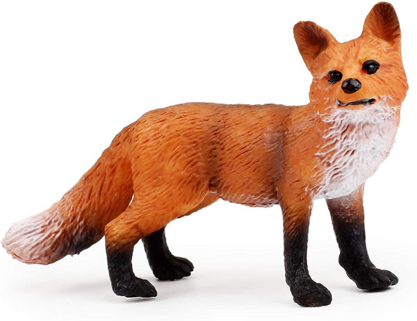Forest Animals Figures, Woodland Creatures Figurines, Miniature Toys Cake Toppers (Deer Family, Fox, Rabbit, Squirrel)