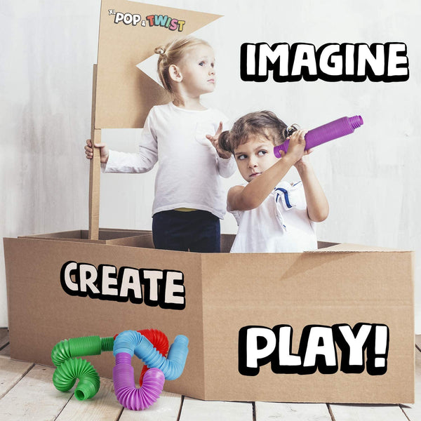 Tubes Sensory Toys for Autistic Children and Fidgets for Kids, ADHD Toys for Kids and Autism Toys for Boys and Girls