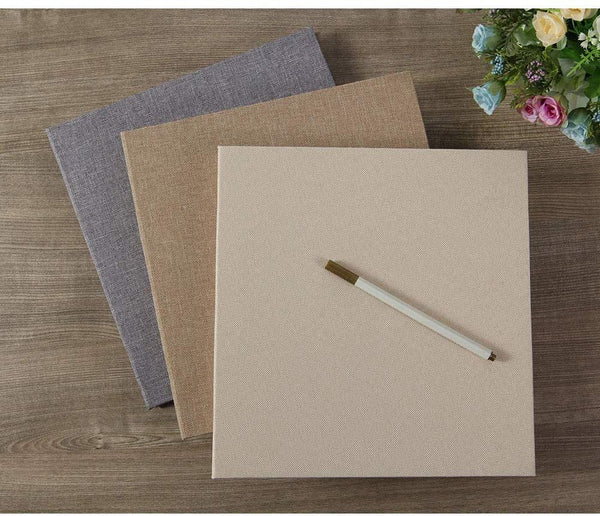 Vienrose Photo Album Self Adhesive 4x6 5x7 3x5 8.5x11 Scrapbook Magnetic Album DIY Scrap Book Length 11 x Width 10.8 (Inches) with A Metallic Pen