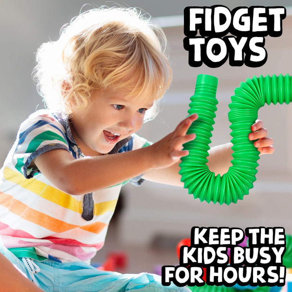 Tubes Sensory Toys for Autistic Children and Fidgets for Kids, ADHD Toys for Kids and Autism Toys for Boys and Girls