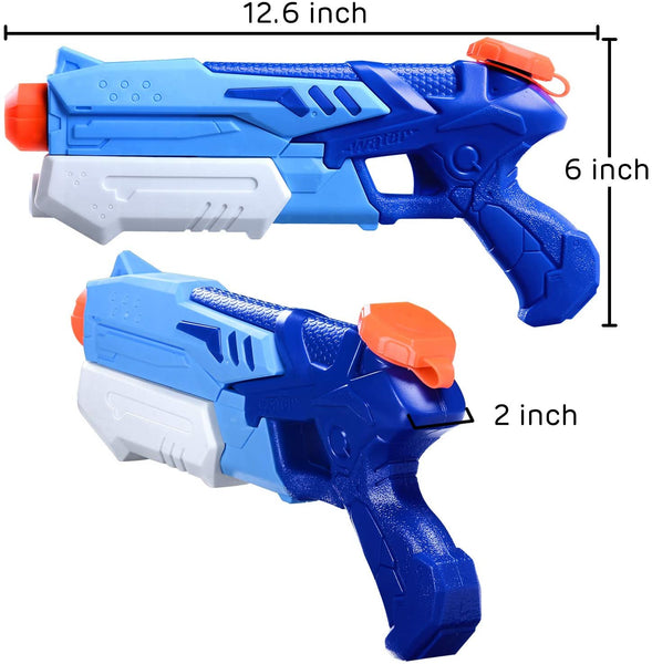 Water Guns for Kids, 2 Pack Super Squirt Guns Water Soaker Blaster 300CC Toys Gifts for Boys Girls Children Summer Swimming Pool Beach Sand Outdoor Water Fighting Play Toys