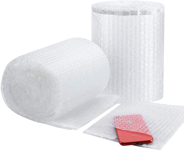 Metronic Bubble Cushion Wrap Pouches Anti-Static Bubble Bags 7.5x7.5 Inch,2 Rolls 50 Packs Bubble Cushioning Wrap Pouch Bag Rolls for Packing (Clear, 7.5x7.5)