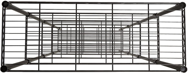 5-Shelf Adjustable, Heavy Duty Storage Shelving Unit (350 lbs loading capacity per shelf), Steel Organizer Wire Rack, Black,(36L x 14W x 72H)