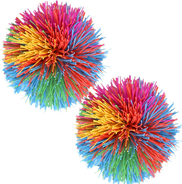 24 PCs Sensory Toy Fidget Stress Relief Toy for Adults and Kids -  Include Squeeze Balls Stretchy Strings Squishy Toy Puzzle Rubber Stringy Ball