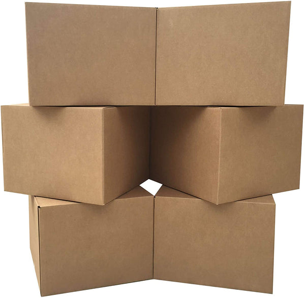 Moving Boxes Large Size 20x20x15" Boxes (Value 6 Pack) Packing/Shipping/Storage Boxes