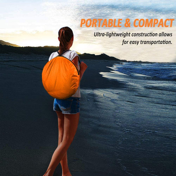 anngrowy Pop Up Privacy Tent Shower Tent Portable Outdoor Camping Bathroom Toilet Tent Changing Dressing Room Privacy Shelters Room for Hiking and Beach Sun Shelter Picnic Fishing– UPF40+ Waterproof