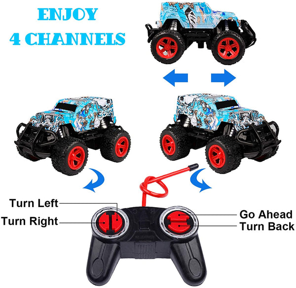 NARRIO Monster Trucks Remote Control Car Toys for Kids Idea
