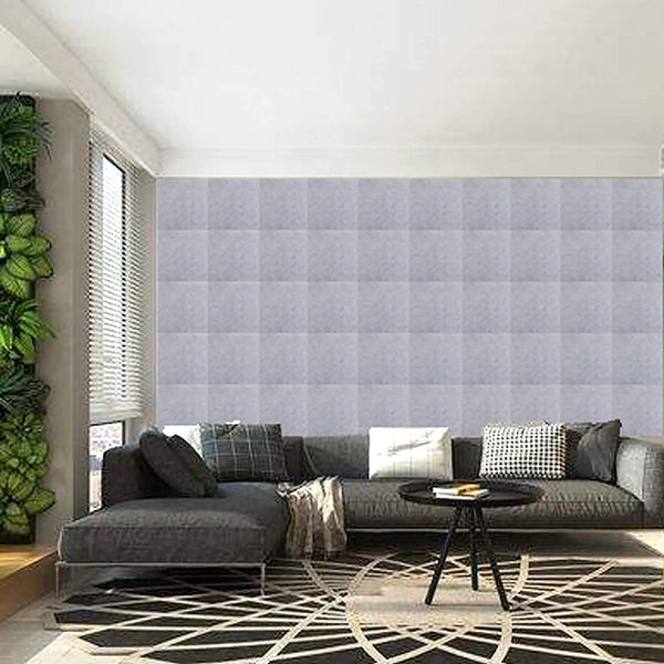 12 Pack Set Acoustic Absorption Panel, 12 X 12 X 0.4 Inches Grey Acoustic Soundproofing Insulation Panel Tiles, Acoustic Treatment Used in Home & Offices