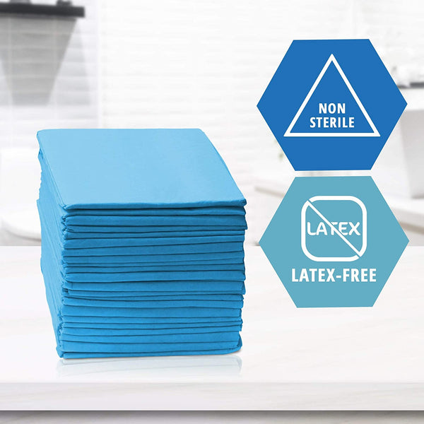 Medpride Disposable Underpads 23”x36” | Super Absorbent Incontinence Pads for Kids, Adults, Elderly, & Pets | Perfect for Bedding Protection & Puppy Training | Prevents Leakage & Accidents | 25 Count