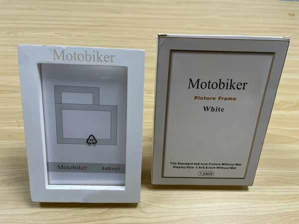 Motobiker  Wooden photo frame / people photo frame, vertical or horizontal