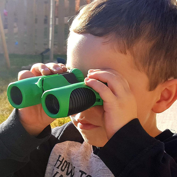 Think Peak Toys Binoculars for Kids, Toy for Sports and Outdoor Play, Spy Gear and Learning Gifts for Boys & Girls, Green