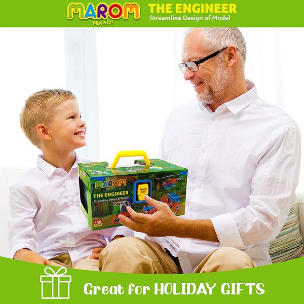 STEM Building Toys for Boy 6-8 Years Best Gift 6 7 8 9 Year Old Boy Toys Educational Stem Toys Kids Building Set Boy 5-7 Engineering Building Kit Erector Toys for Boys 8-12 Construction Learning Toys