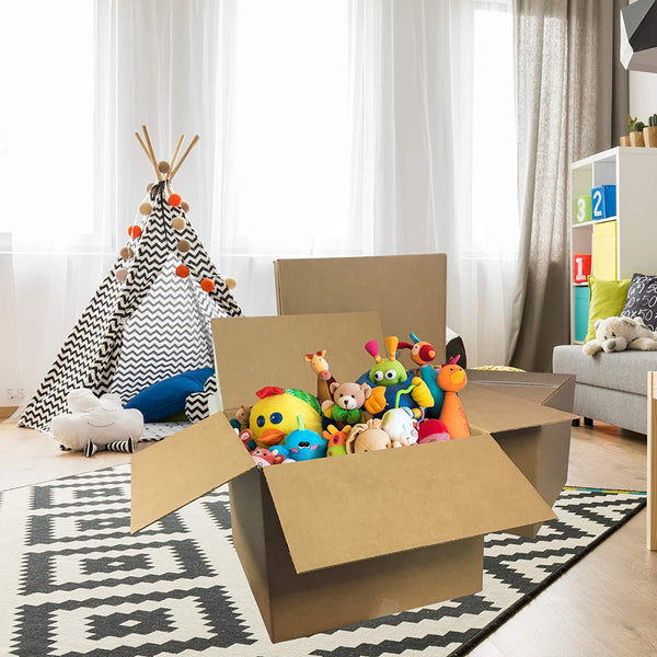 Moving Boxes Large Size 20x20x15" Boxes (Value 6 Pack) Packing/Shipping/Storage Boxes
