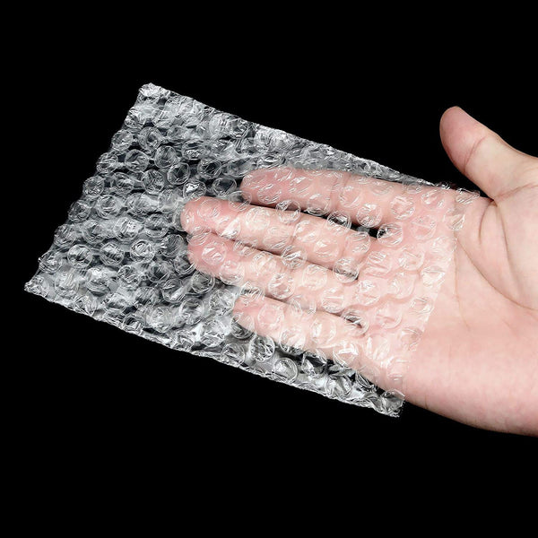 200 Pcs Clear Bubble Pouches Bags 4x6 inch, Protective Bubble Pouch, Double Walled Flush Cut Thickening Shockproof Foam Wrap Bags for Cushioning, Packing, Shipping