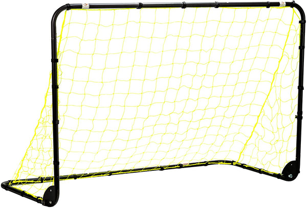 Franklin Sports Premier Steel Soccer Goal – Portable Soccer Net – Foldable Soccer Goal – 4 Ft by 6 Ft – Kids Backyard Soccer Net – Easy Assembly