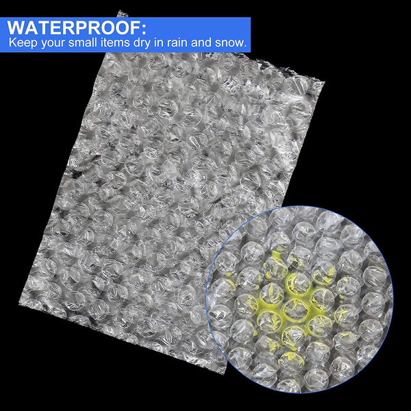 200 Pcs Clear Bubble Pouches Bags 4x6 inch, Protective Bubble Pouch, Double Walled Flush Cut Thickening Shockproof Foam Wrap Bags for Cushioning, Packing, Shipping