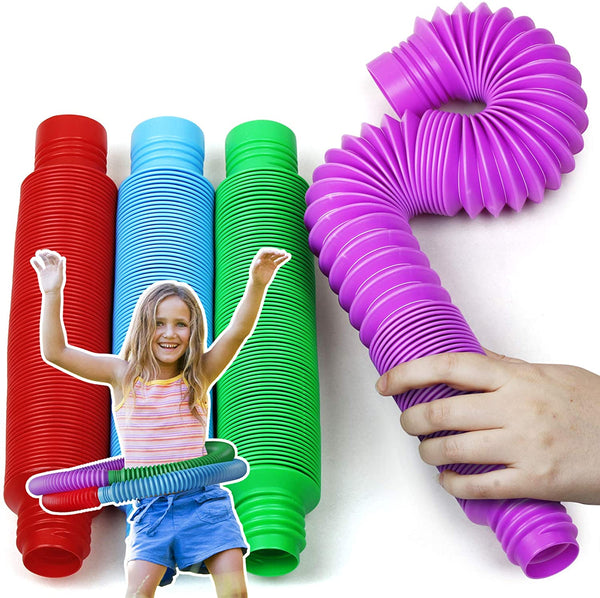 Tubes Sensory Toys for Autistic Children and Fidgets for Kids, ADHD Toys for Kids and Autism Toys for Boys and Girls