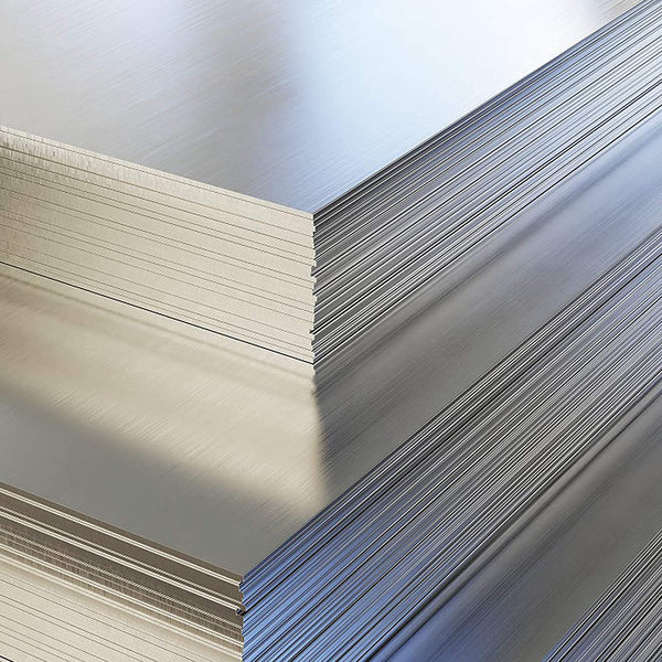 2 Pack 6061 Aluminum Sheet 12 x 12 x 1/4 Inches, Sturdy and Durable Aluminum Plate, Heavy Duty Metal Aluminum Sheet