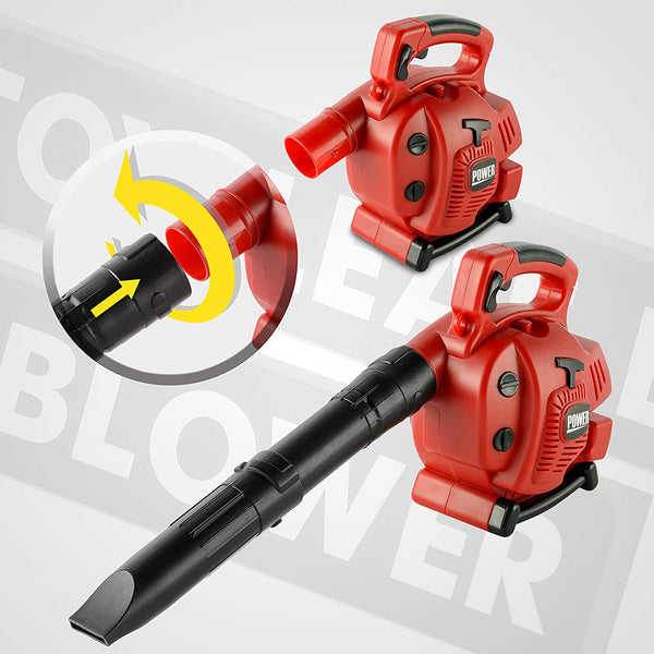 Pretend Play Series Leaf Blower Toy Tool Play Set, Outside Construction Work Shop Toy Tool Kit Outdoor Preschool Gardening Lawn Toy Gift for Kids