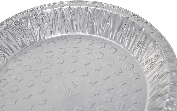 (60 Pack) Premium 9-Inch Pie Pans l Disposable Aluminum Foil l Heavy-Duty l Tin Plates for Tart Quiche Pies