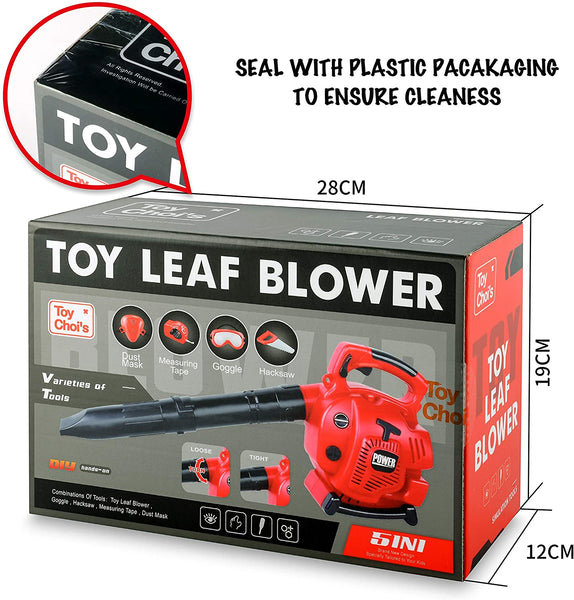 Pretend Play Series Leaf Blower Toy Tool Play Set, Outside Construction Work Shop Toy Tool Kit Outdoor Preschool Gardening Lawn Toy Gift for Kids