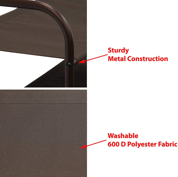 Simple Houseware 4-Tier Shoe Rack Storage Organizer, Bronze