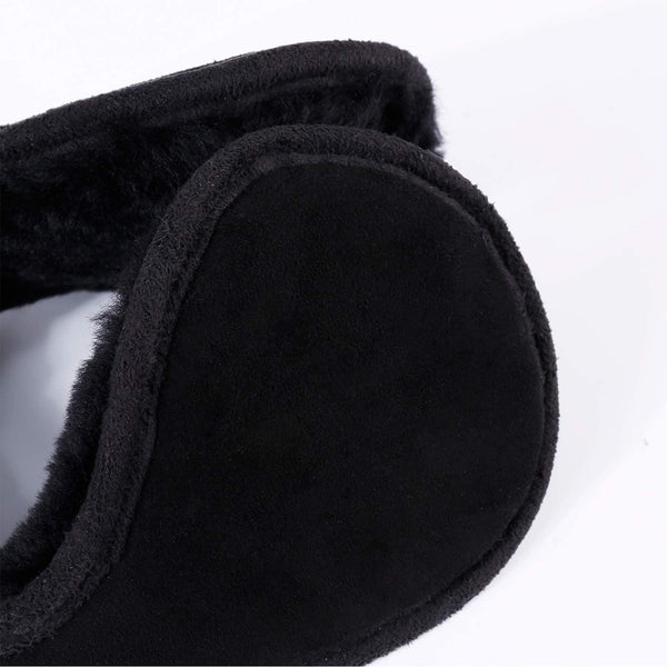 Zowzowkot Winter Sheepskin Ear Muffs, Outdoor Classic Soft Earmuffs, One size