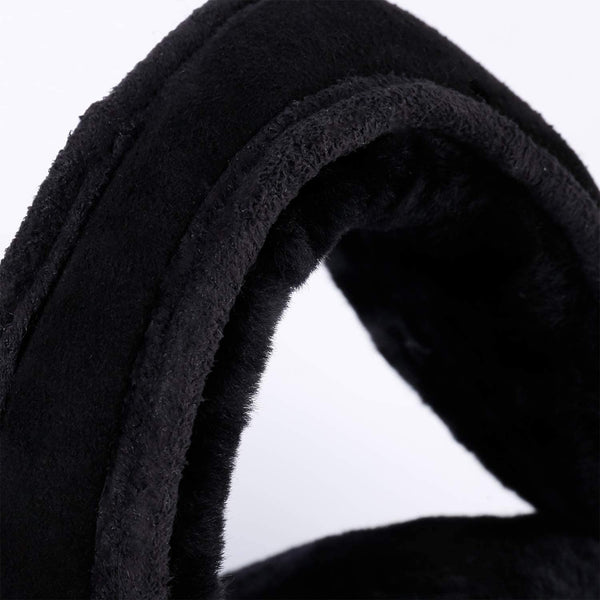 Zowzowkot Winter Sheepskin Ear Muffs, Outdoor Classic Soft Earmuffs, One size