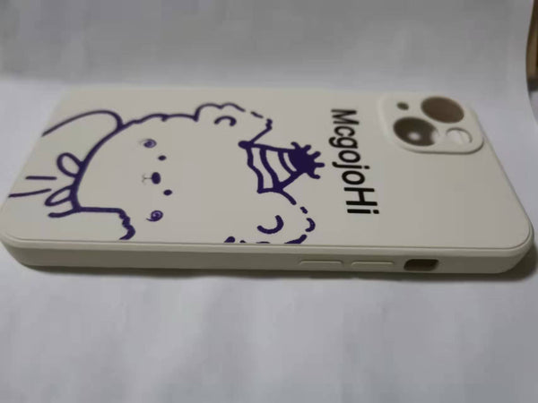 McgojoHi Compatible with iPhone 13 Case, Drop Protection, Anti-Fingerprint Cover with Lovely Pattern Phone Case